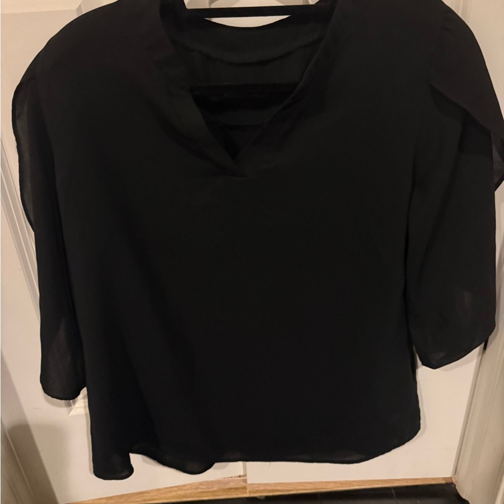Elegant Black Women's Top